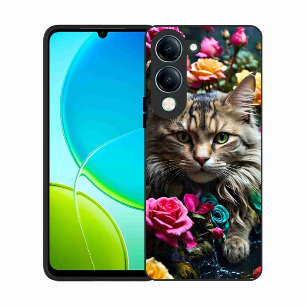 Gelový kryt mmCase na Vivo Y29S 5G - kočíčí pohled 2