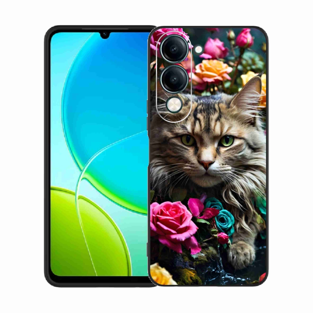 Gelový kryt mmCase na Vivo Y29S 5G - kočíčí pohled 2