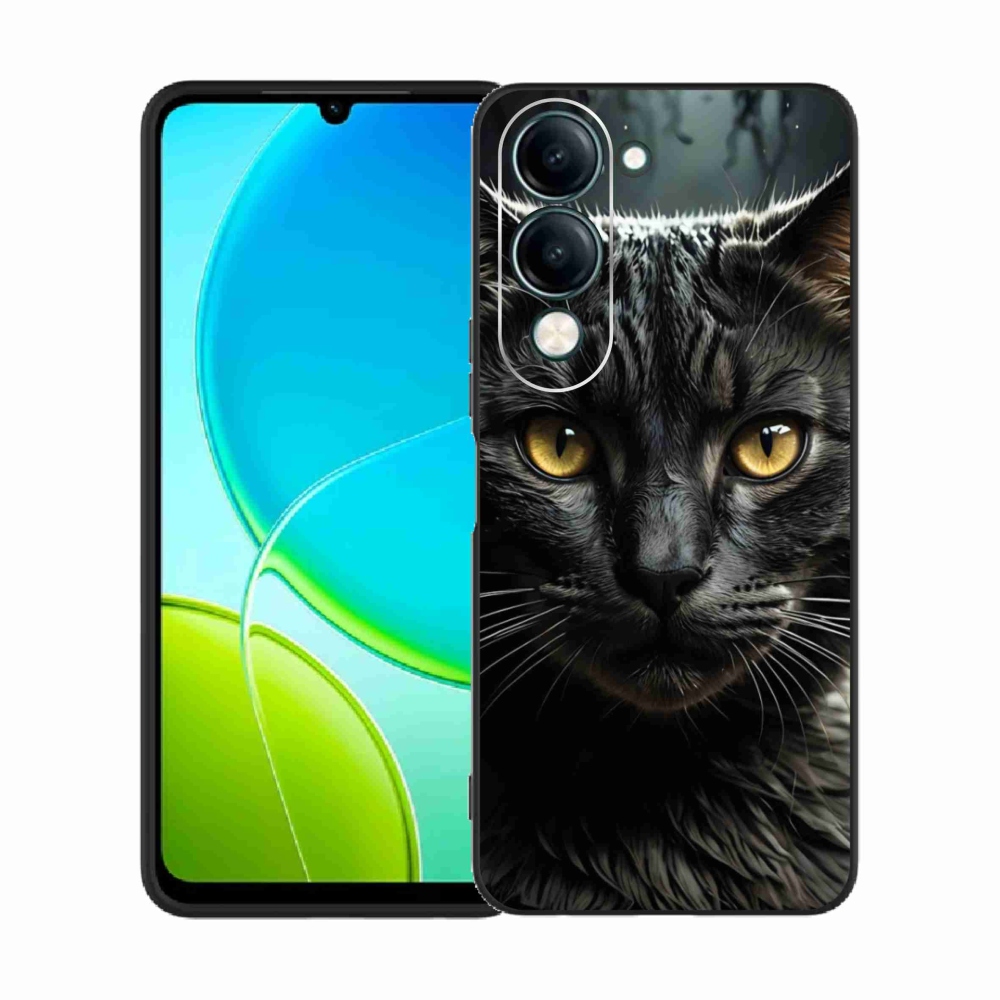 Gelový kryt mmCase na Vivo Y29S 5G - kočičí pohled 3