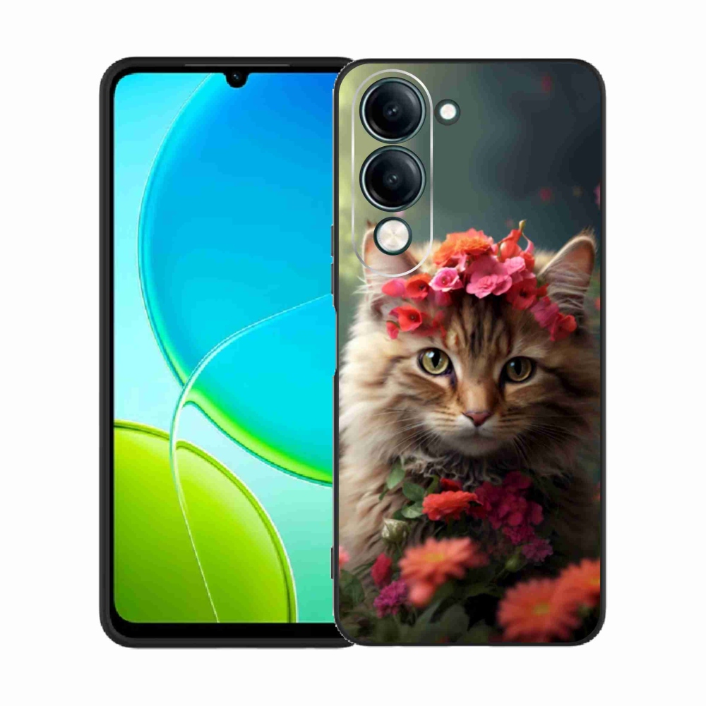 Gelový kryt mmCase na Vivo Y29S 5G - kočíčí princezna