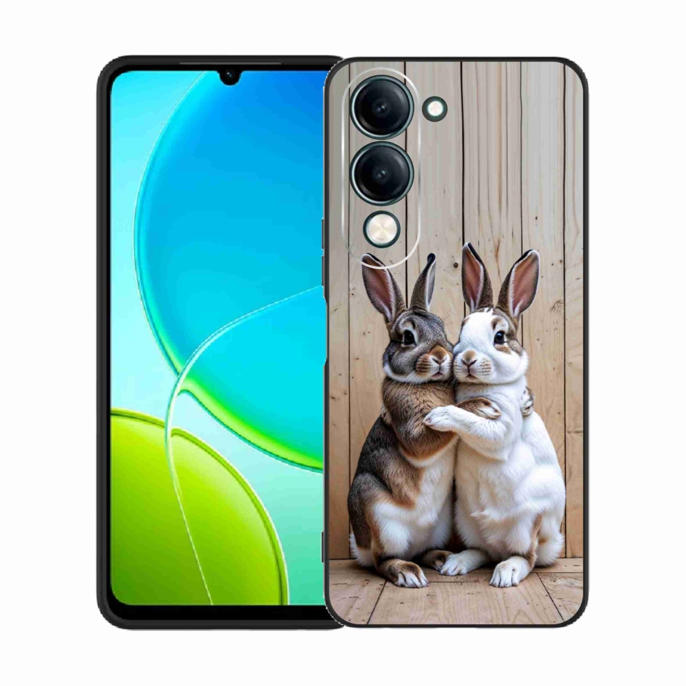 Gelový kryt mmCase na Vivo Y29S 5G - králičí pár