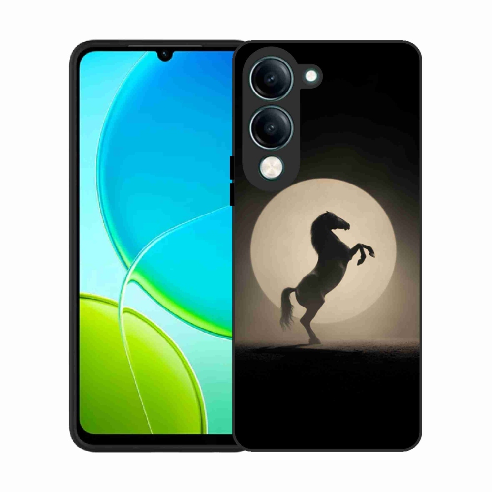 Gelový kryt mmCase na Vivo Y29S 5G - kůň v siluetě