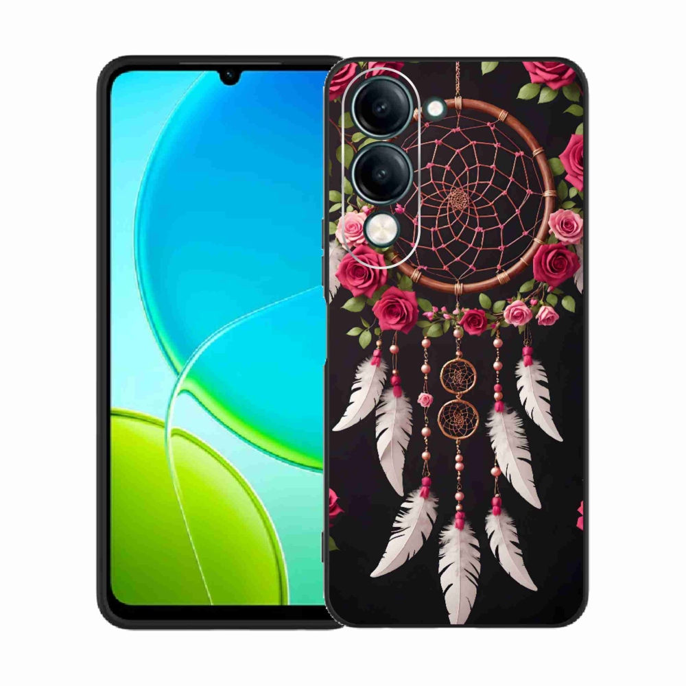 Gelový kryt mmCase na Vivo Y29S 5G - lapač snů s růžemi