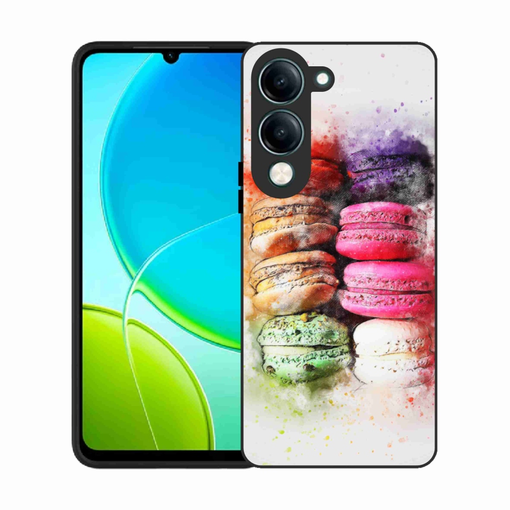 Gelový kryt mmCase na Vivo Y29S 5G - makrónky