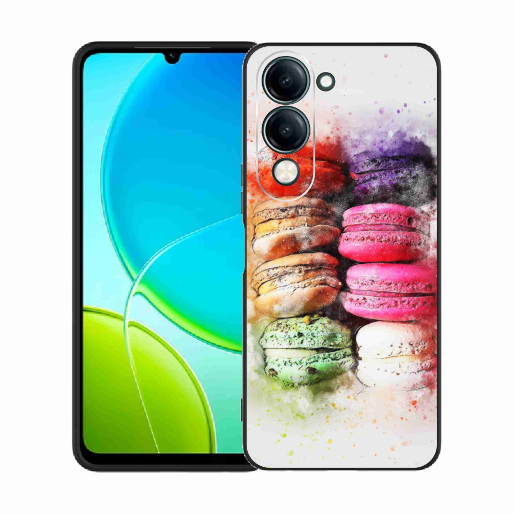Gelový kryt mmCase na Vivo Y29S 5G - makrónky