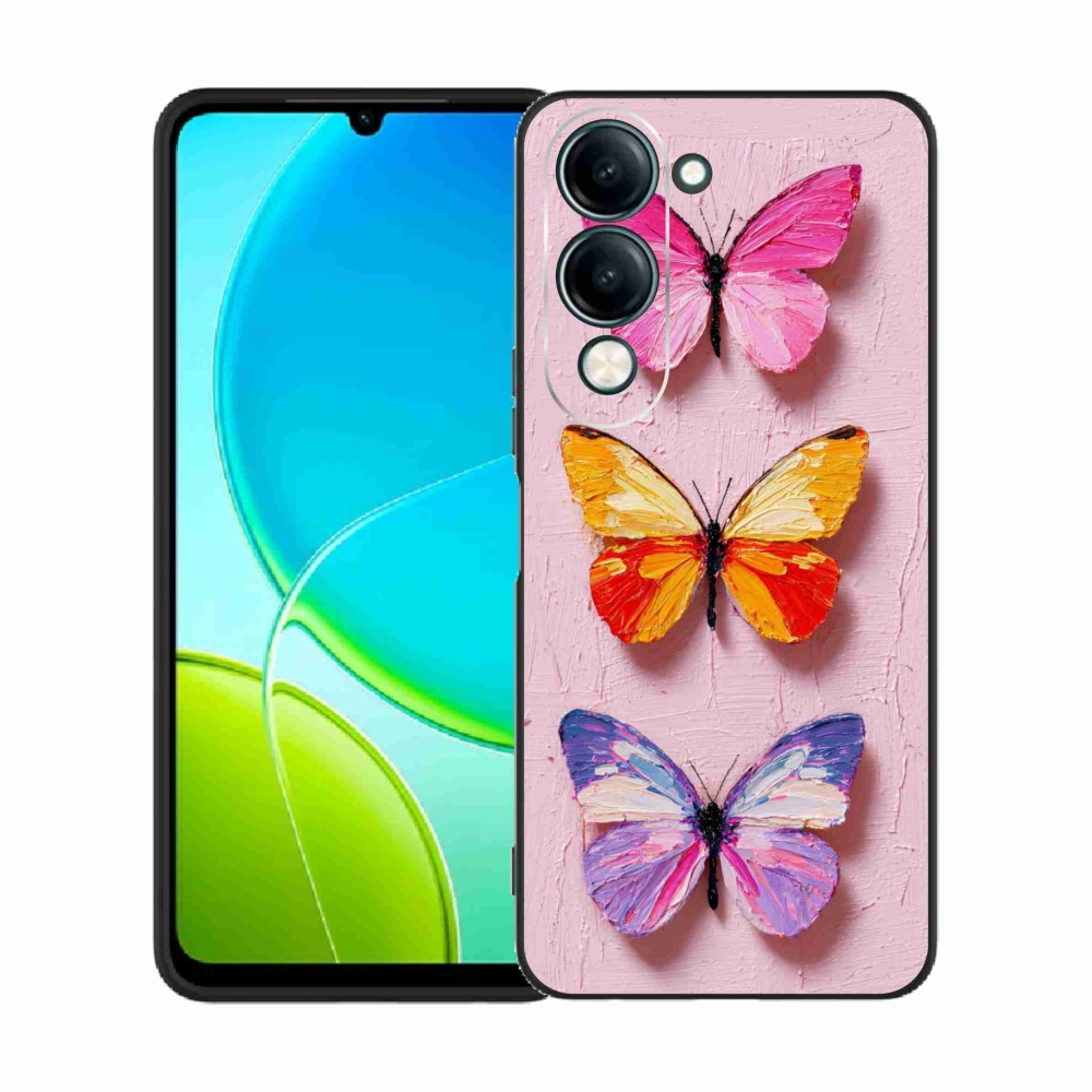 Gelový kryt mmCase na Vivo Y29S 5G - motýlí trojice