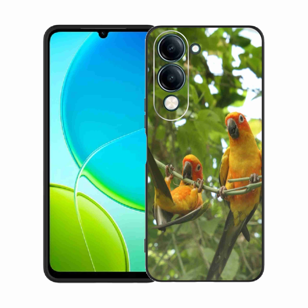 Gelový kryt mmCase na Vivo Y29S 5G - papoušci aratingy