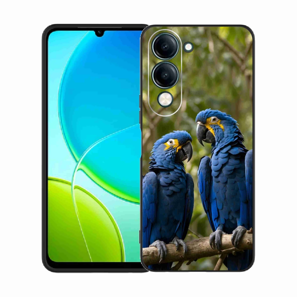 Gelový kryt mmCase na Vivo Y29S 5G - papouščí duo