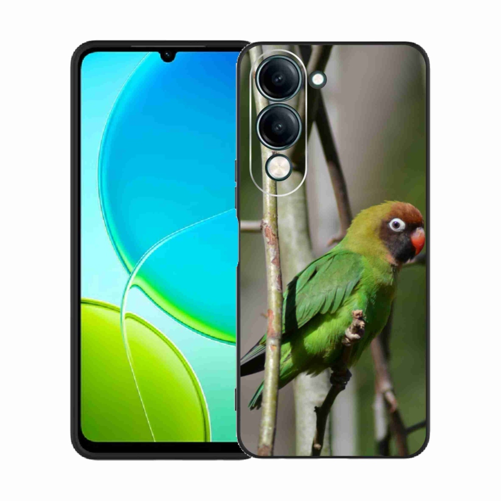 Gelový kryt mmCase na Vivo Y29S 5G - papoušek agapornis