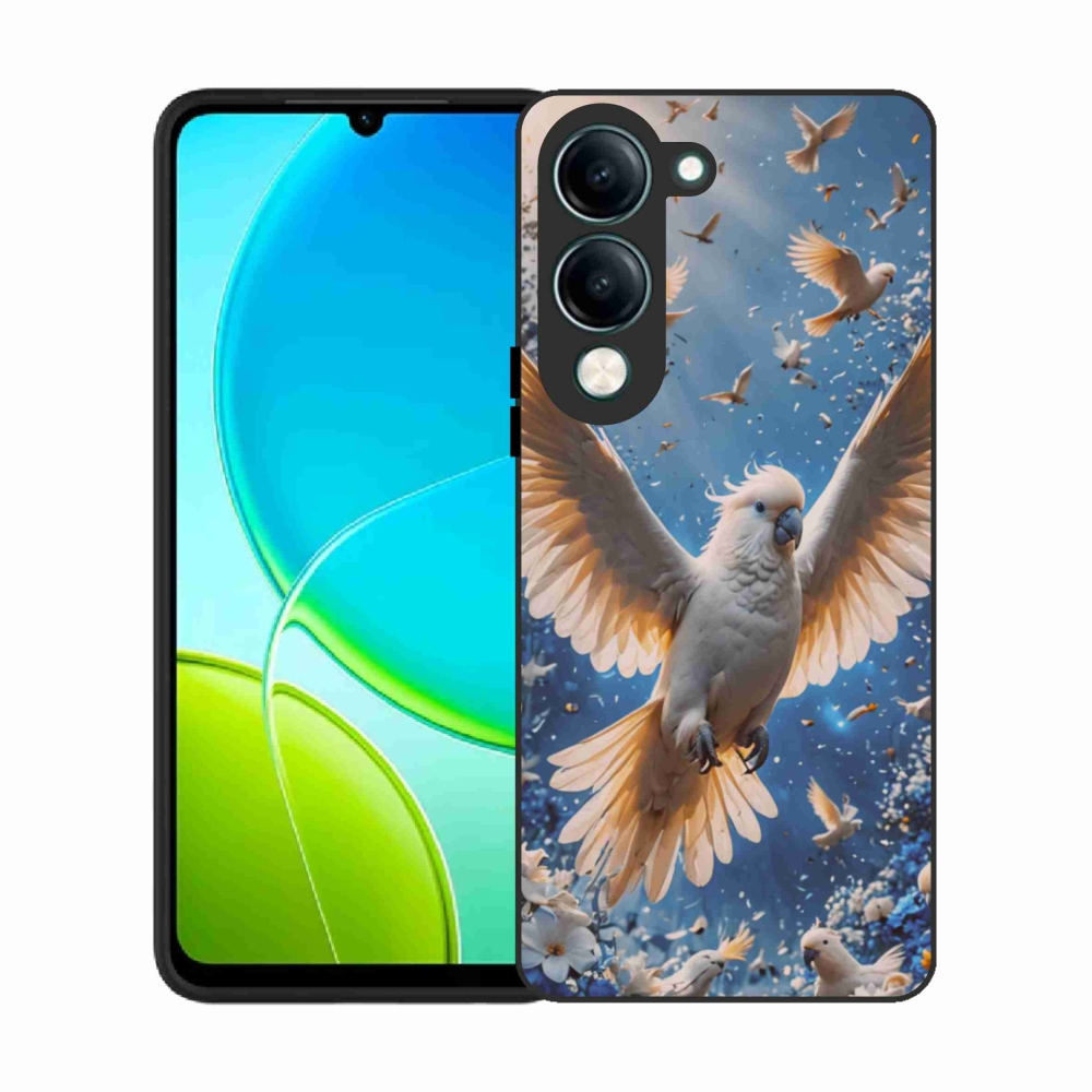 Gelový kryt mmCase na Vivo Y29S 5G - papoušek kakadu