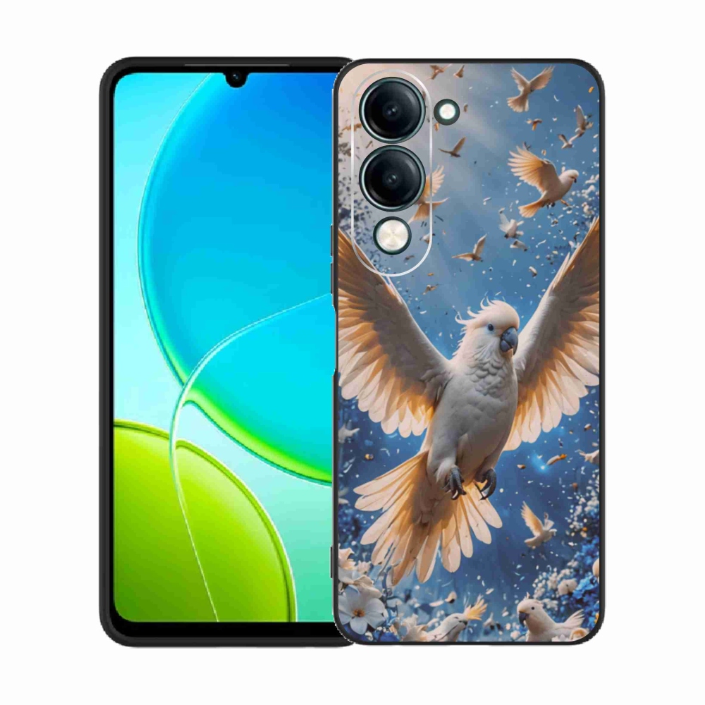 Gelový kryt mmCase na Vivo Y29S 5G - papoušek kakadu