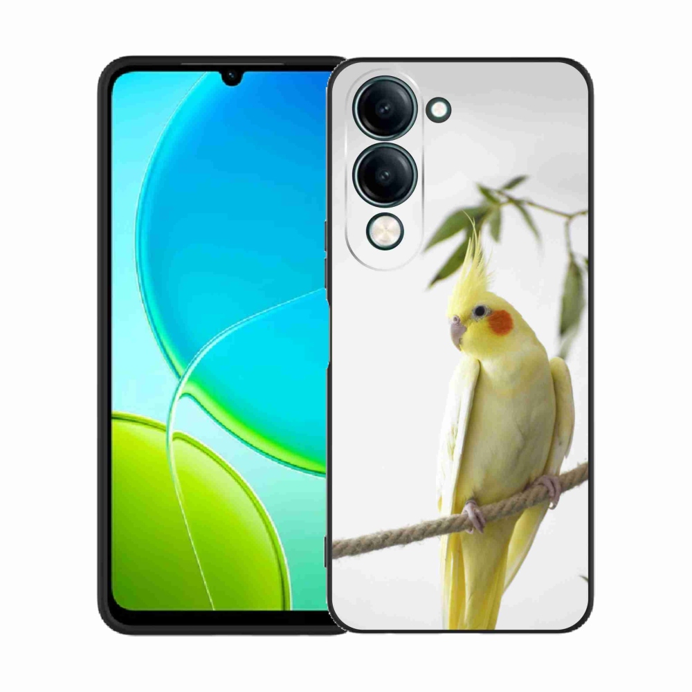 Gelový kryt mmCase na Vivo Y29S 5G - papoušek korela chocholatá