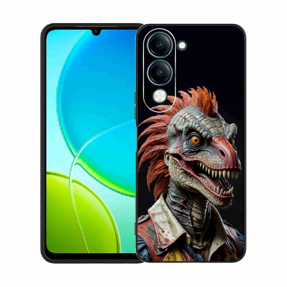 Gelový kryt mmCase na Vivo Y29S 5G - punk dinosaurus