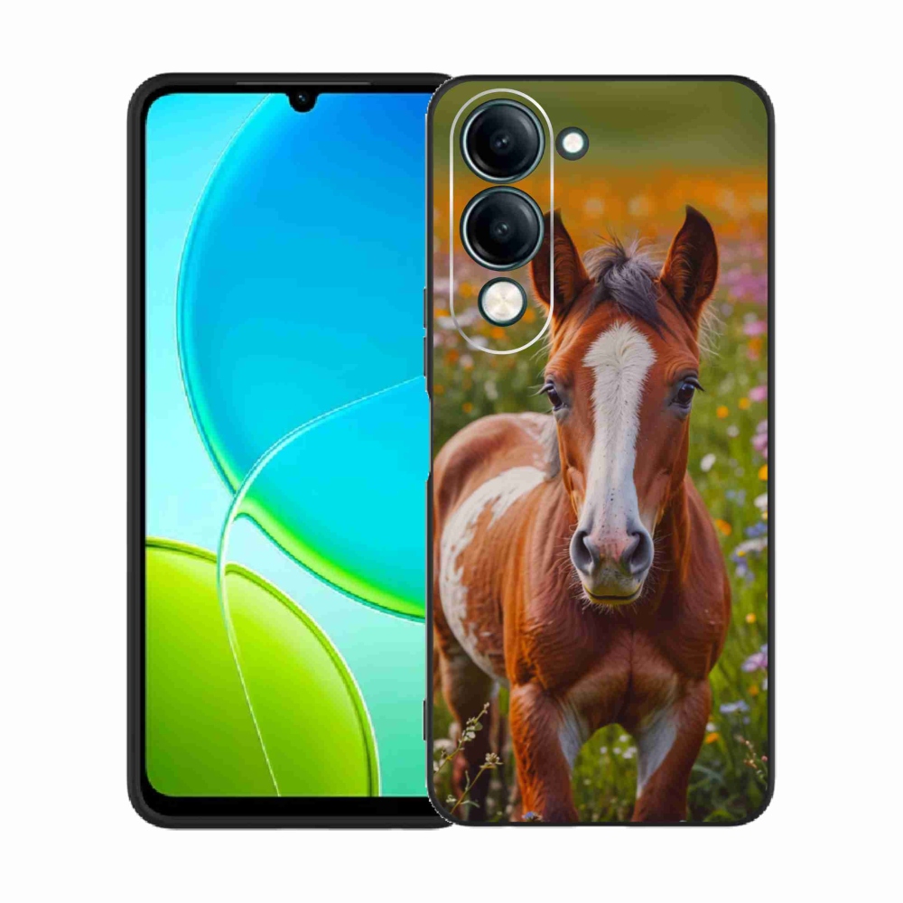 Gelový kryt mmCase na Vivo Y29S 5G - roztomilé hříbě