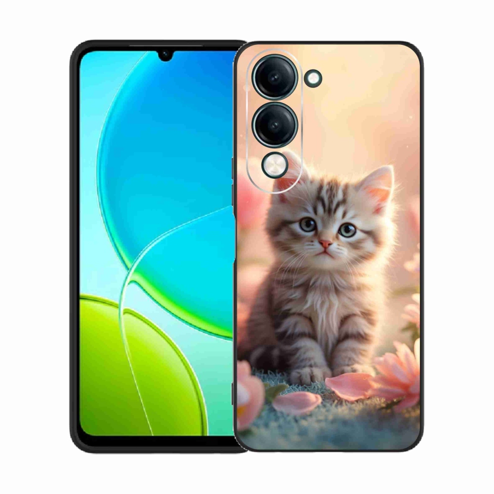 Gelový kryt mmCase na Vivo Y29S 5G - roztomilé kotě 8