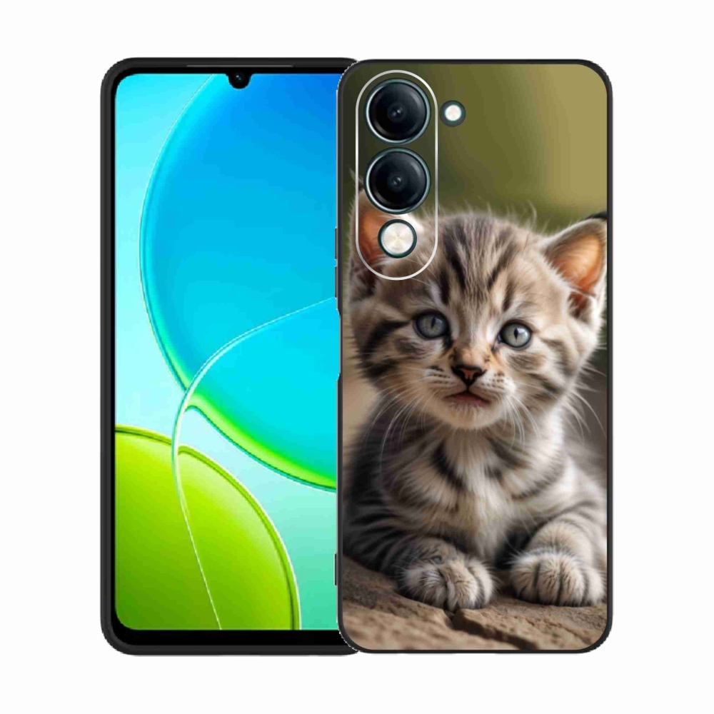 Gelový kryt mmCase na Vivo Y29S 5G - roztomilé kotě 9