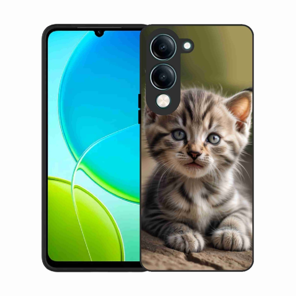 Gelový kryt mmCase na Vivo Y29S 5G - roztomilé kotě 9