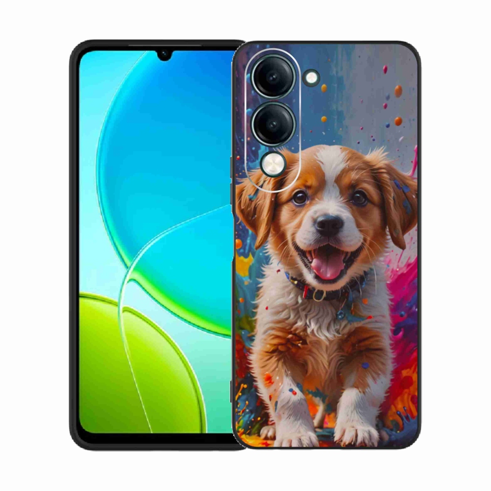 Gelový kryt mmCase na Vivo Y29S 5G - roztomilé štěně 3
