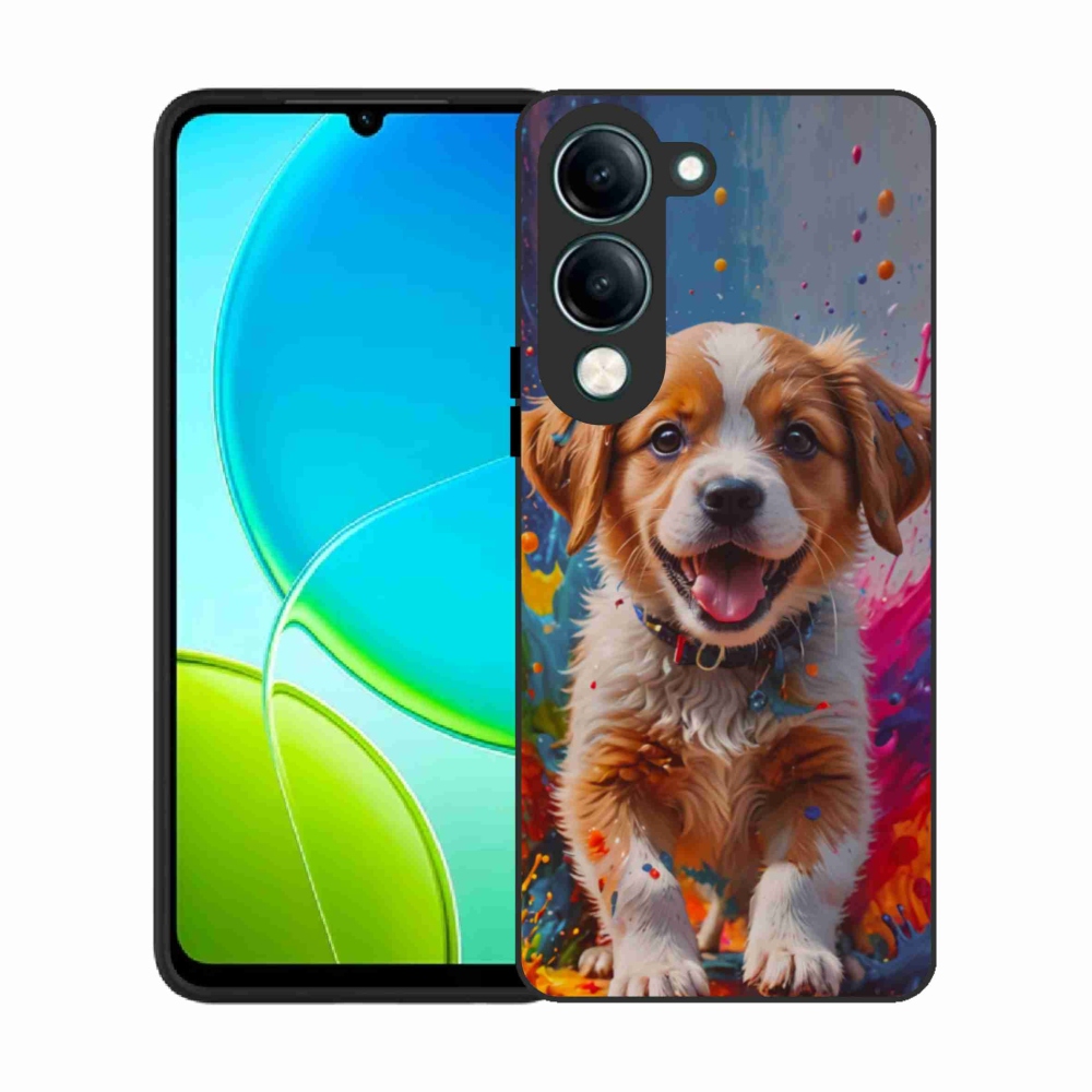 Gelový kryt mmCase na Vivo Y29S 5G - roztomilé štěně 3