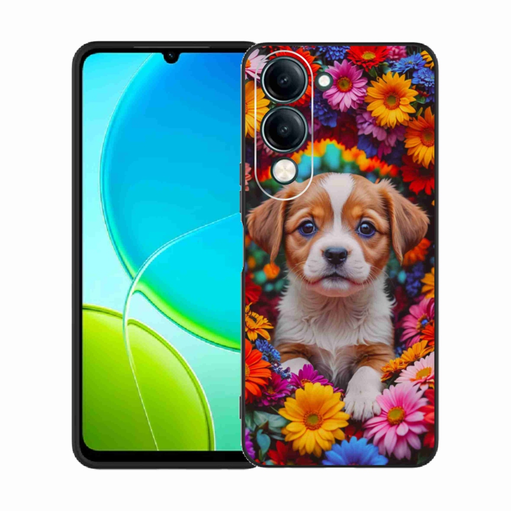 Gelový kryt mmCase na Vivo Y29S 5G - roztomilé štěně