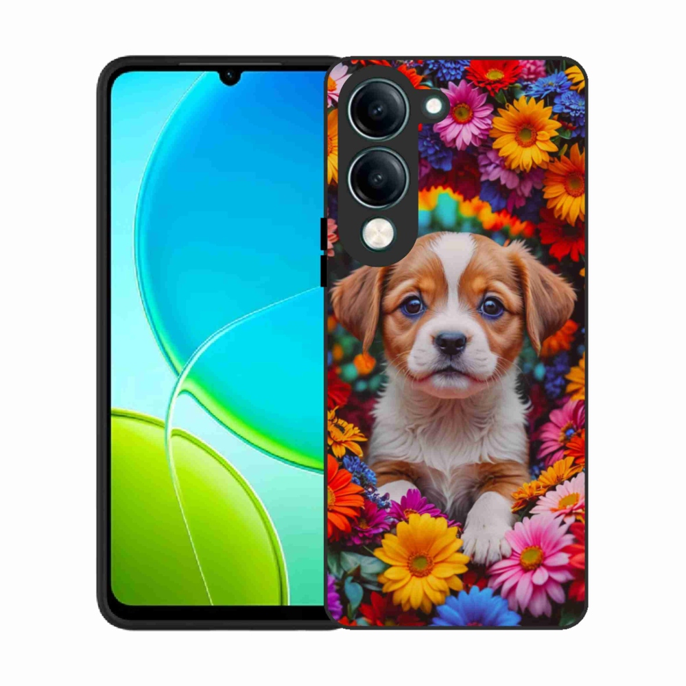 Gelový kryt mmCase na Vivo Y29S 5G - roztomilé štěně