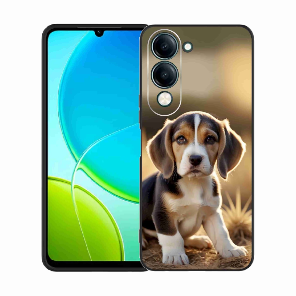 Gelový kryt mmCase na Vivo Y29S 5G - roztomilý bígl