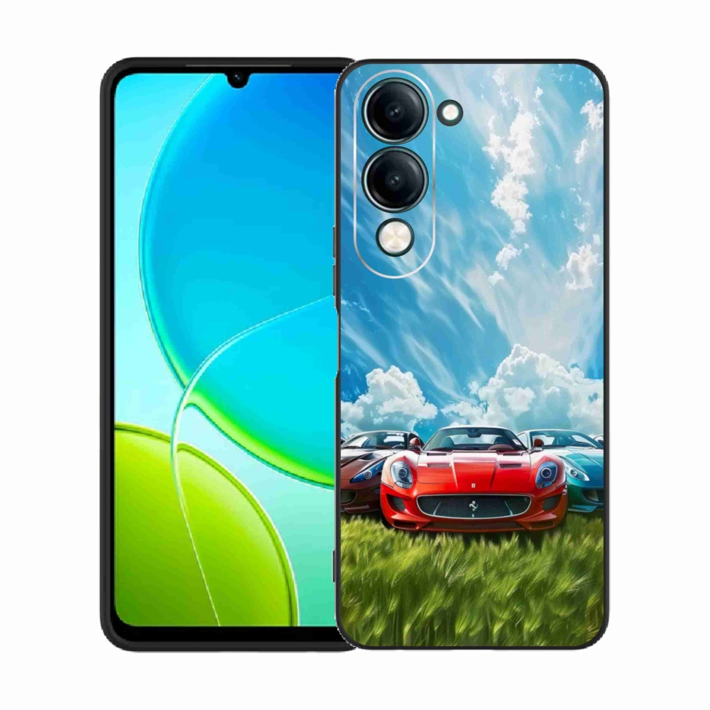 Gelový kryt mmCase na Vivo Y29S 5G - sportovní vozy