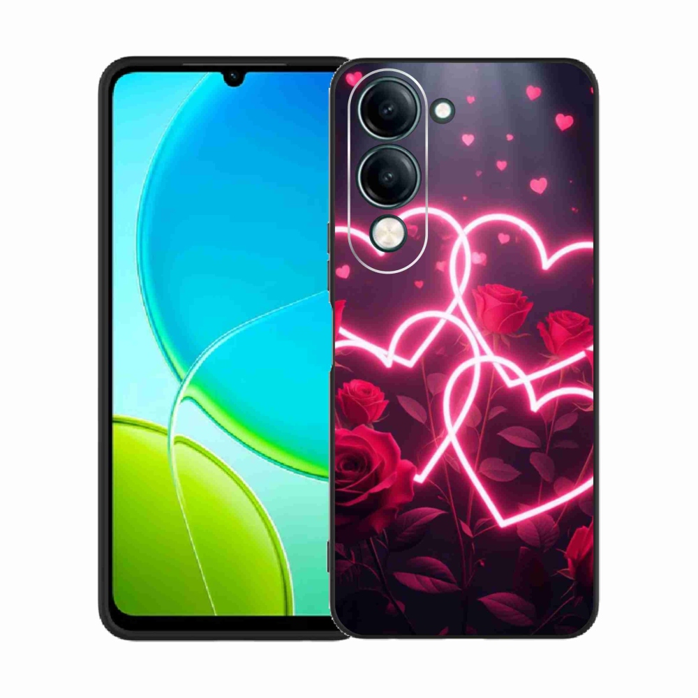 Gelový kryt mmCase na Vivo Y29S 5G - srdce lásky