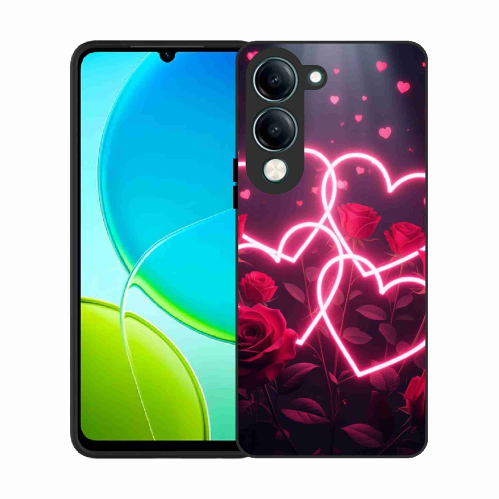 Gelový kryt mmCase na Vivo Y29S 5G - srdce lásky