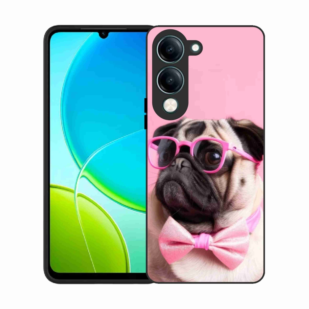 Gelový kryt mmCase na Vivo Y29S 5G - stylový mops