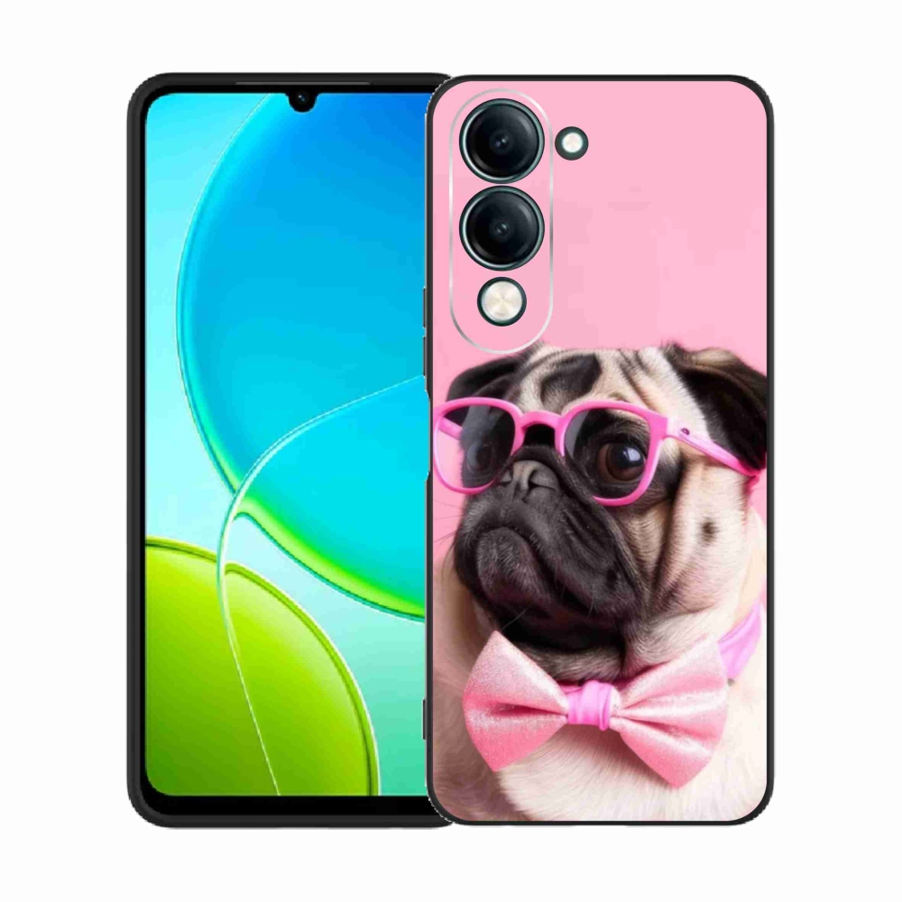 Gelový kryt mmCase na Vivo Y29S 5G - stylový mops