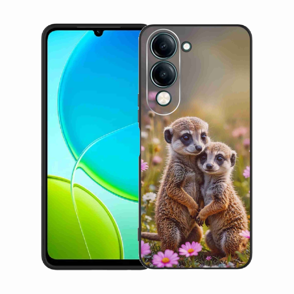Gelový kryt mmCase na Vivo Y29S 5G - surikatí duo