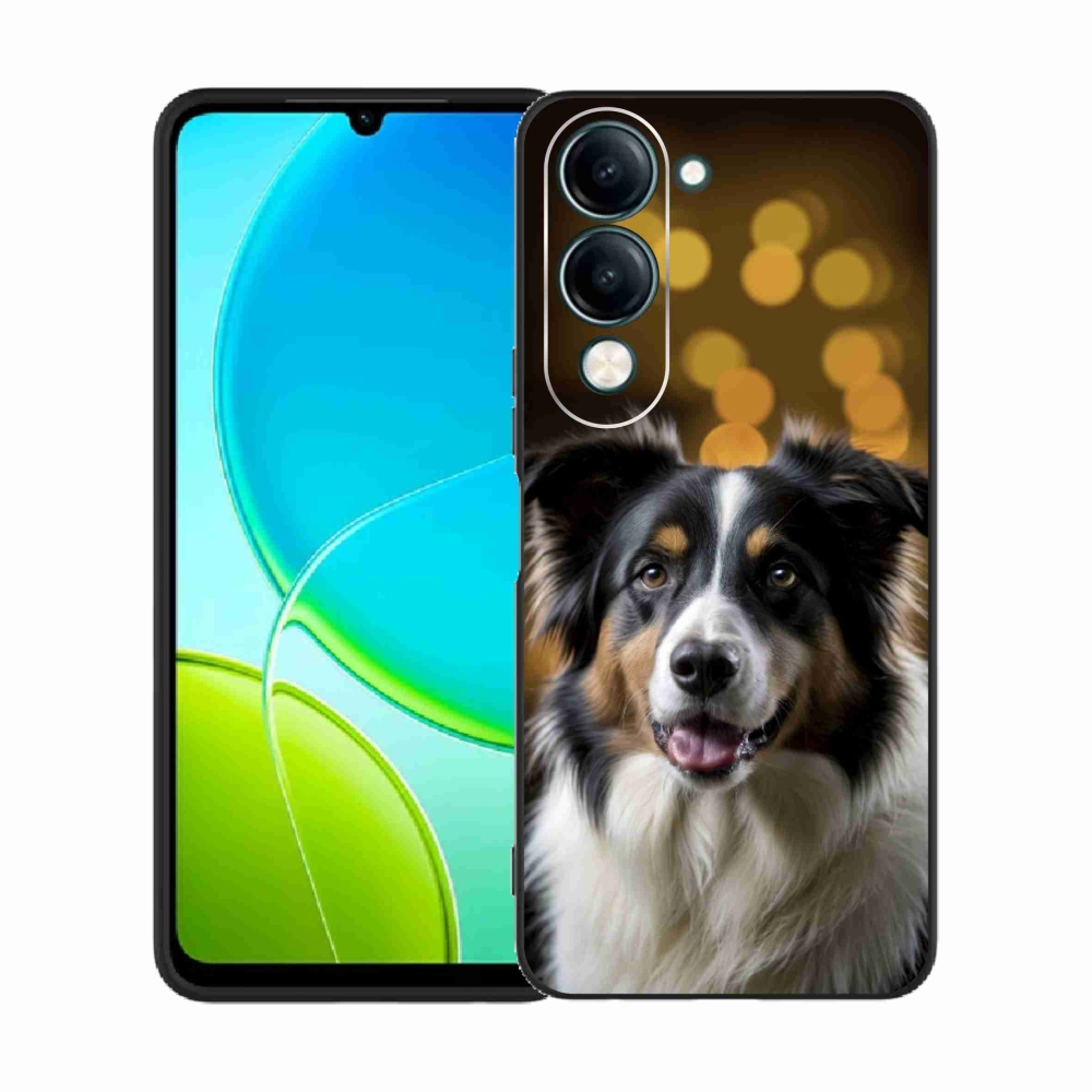 Gelový kryt mmCase na Vivo Y29S 5G - usměvavý australský ovčák