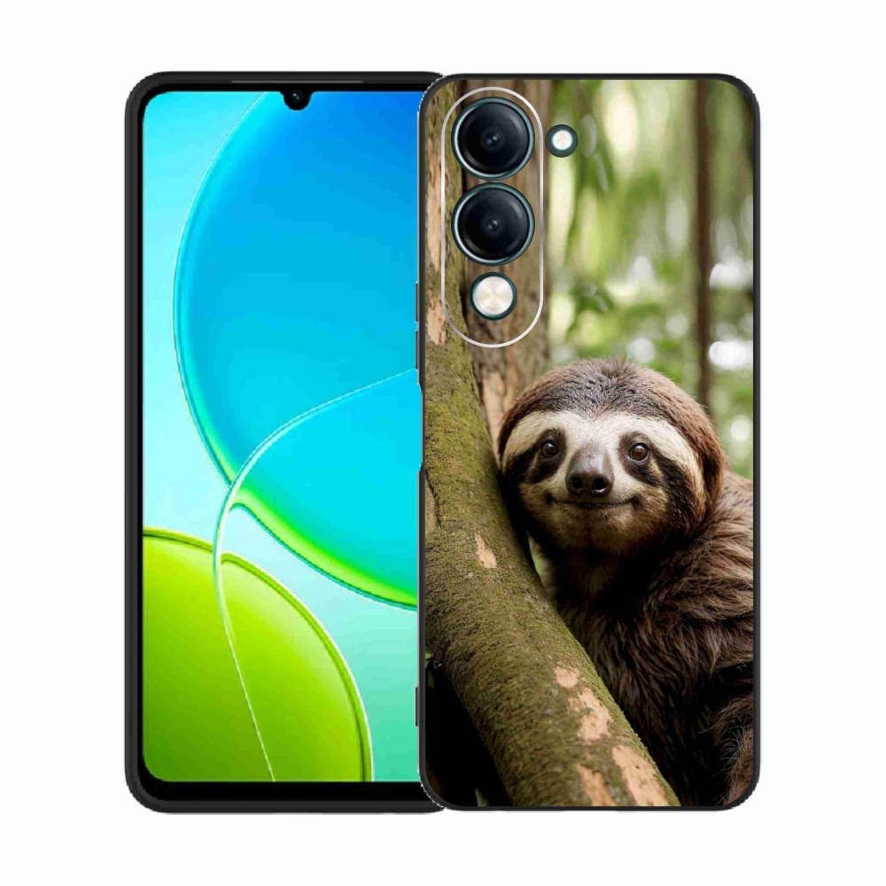 Gelový kryt mmCase na Vivo Y29S 5G - usměvavý lenochod