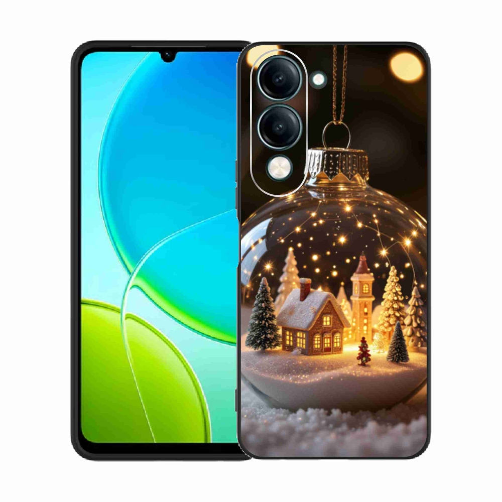 Gelový kryt mmCase na Vivo Y29S 5G - vánoční koule 3