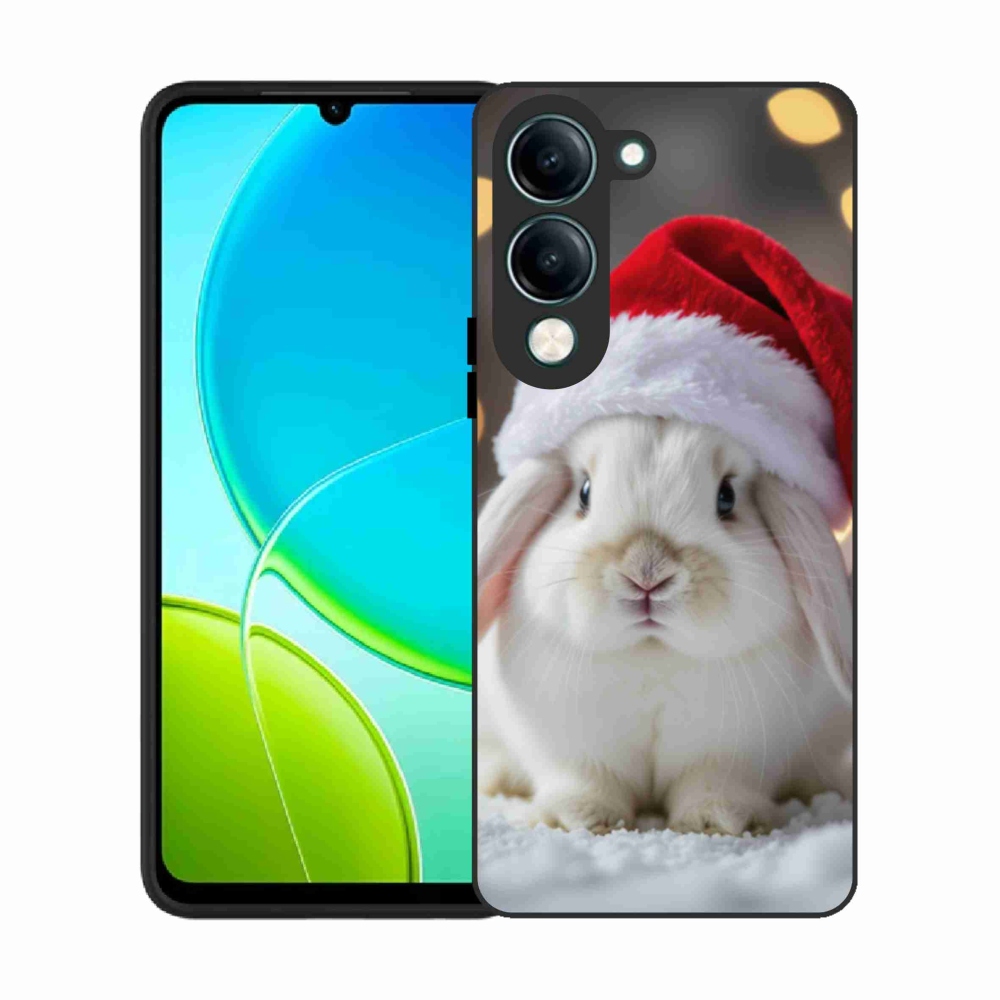 Gelový kryt mmCase na Vivo Y29S 5G - vánoční králík
