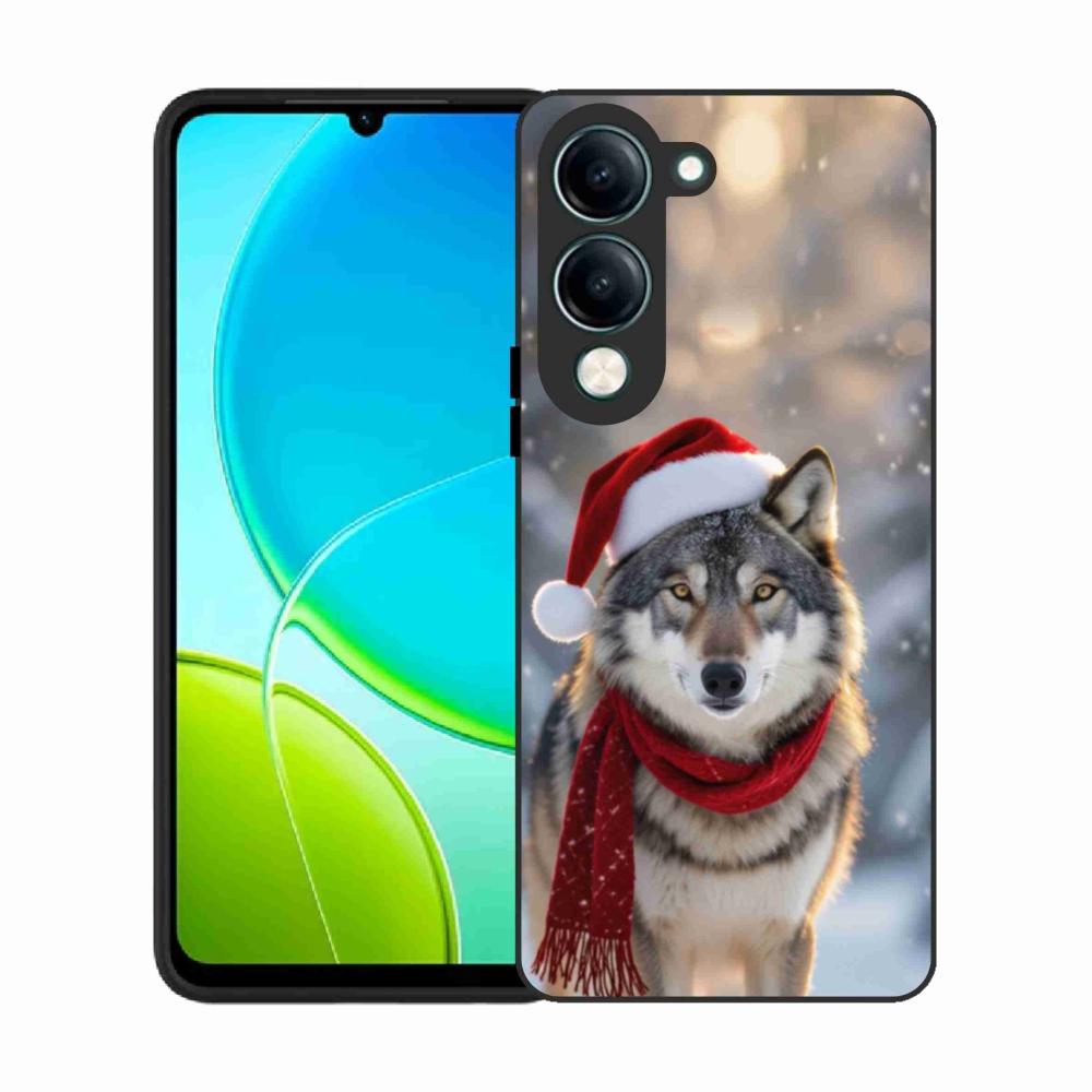 Gelový kryt mmCase na Vivo Y29S 5G - vánoční vlk