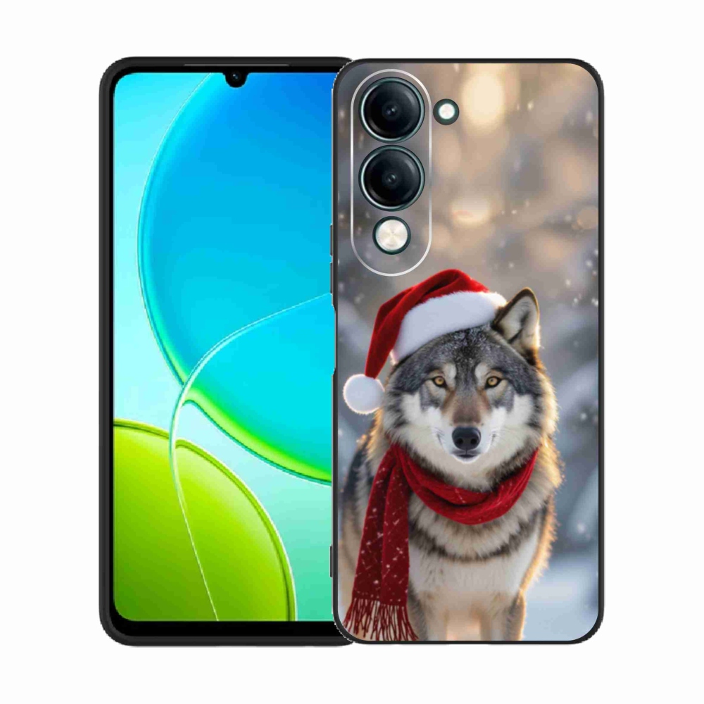 Gelový kryt mmCase na Vivo Y29S 5G - vánoční vlk