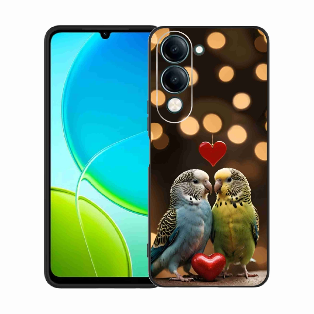 Gelový kryt mmCase na Vivo Y29S 5G - zamilovaní papoušci