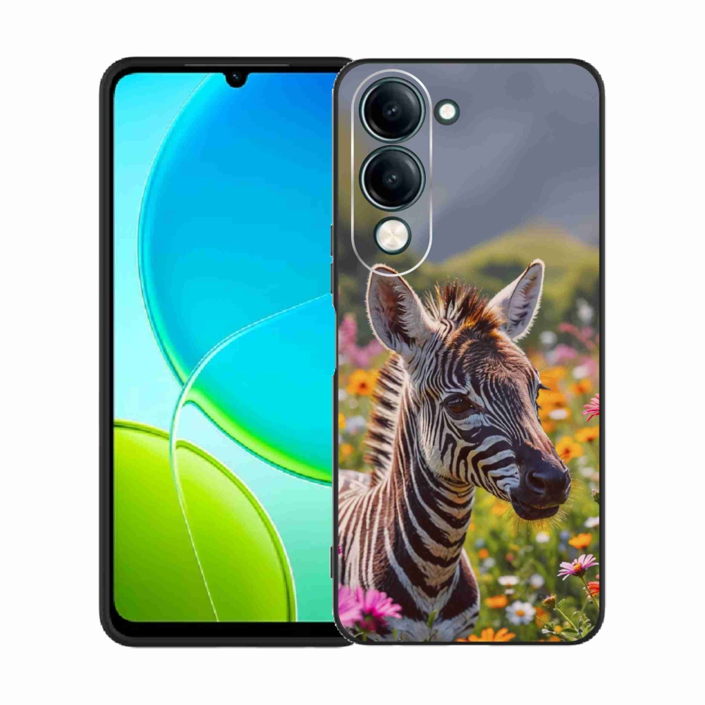 Gelový kryt mmCase na Vivo Y29S 5G - zebra na louce