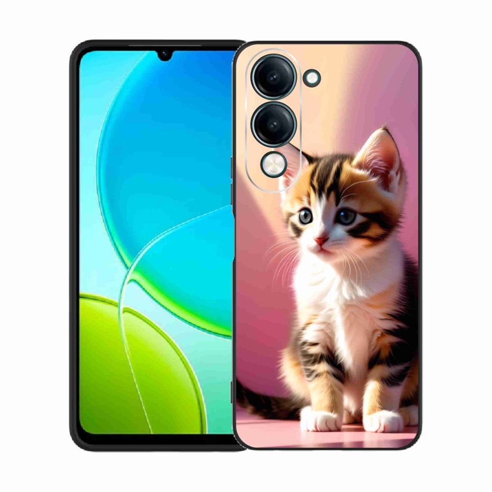 Gelový kryt mmCase na Vivo Y29S 5G - zvědavé kotě 2