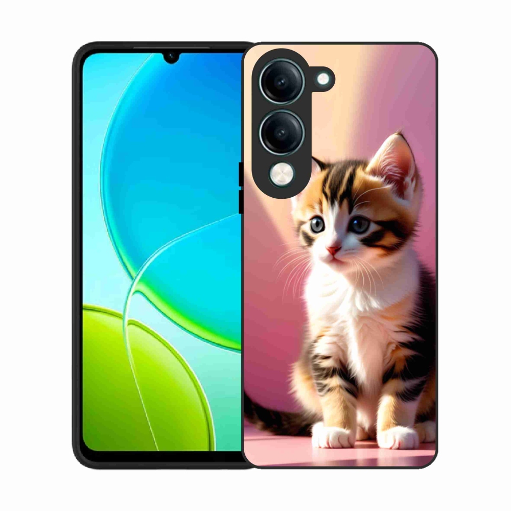 Gelový kryt mmCase na Vivo Y29S 5G - zvědavé kotě 2