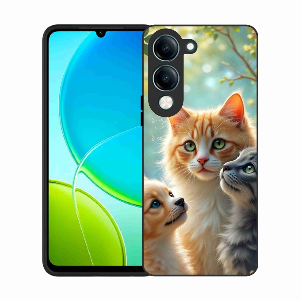 Gelový kryt mmCase na Vivo Y29S 5G - zvířecí přátelství 2