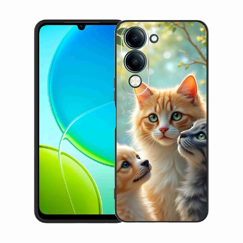 Gelový kryt mmCase na Vivo Y29S 5G - zvířecí přátelství 2