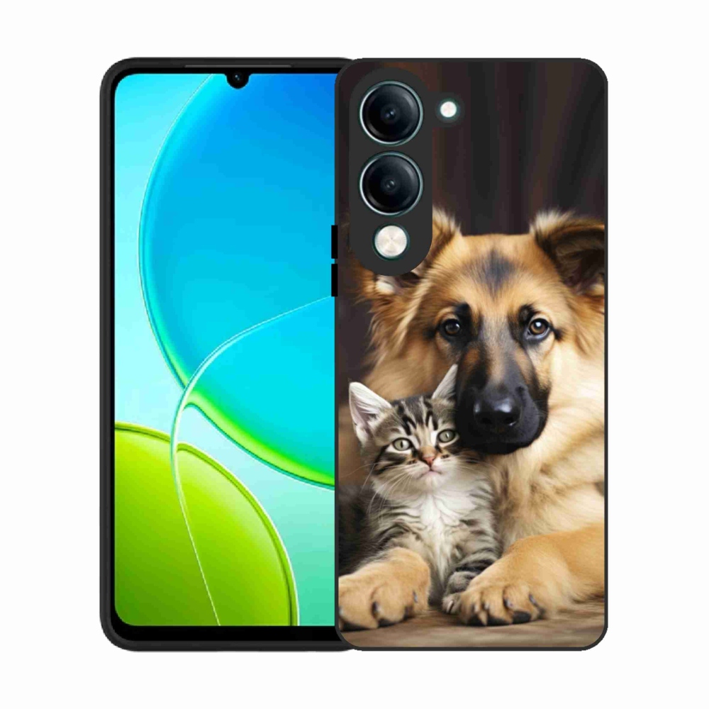Gelový kryt mmCase na Vivo Y29S 5G - zvířecí přátelství
