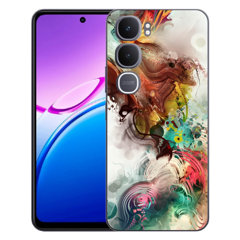 Gelový kryt mmCase na Vivo Y31 5G - abstrakt 1
