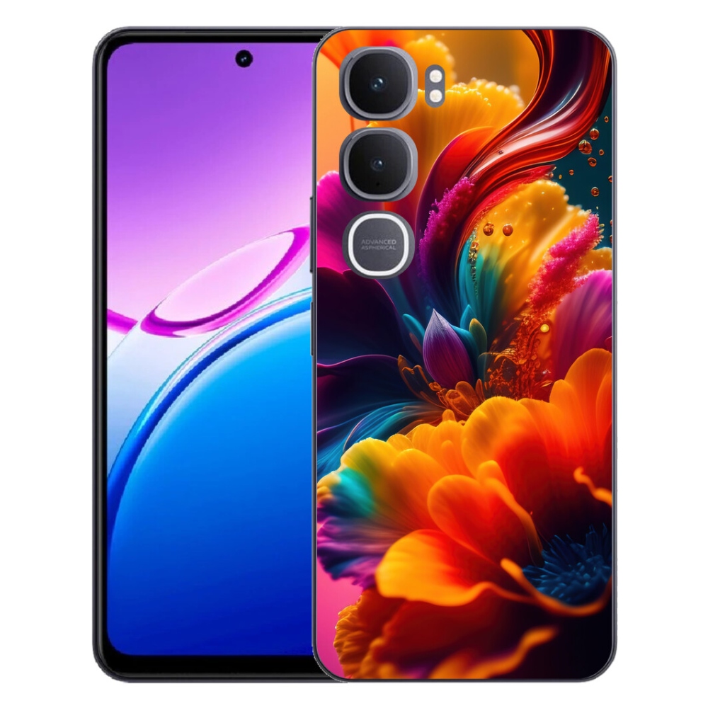 Gelový kryt mmCase na Vivo Y31 5G - abstraktní motiv 2