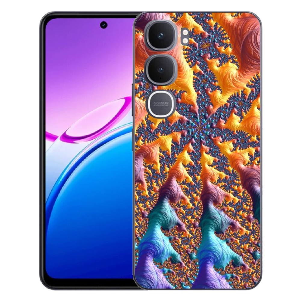 Gelový kryt mmCase na Vivo Y31 5G - abstraktní motiv 23