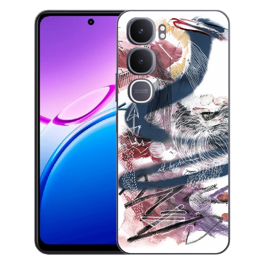 Gelový kryt mmCase na Vivo Y31 5G - abstraktní motiv 28