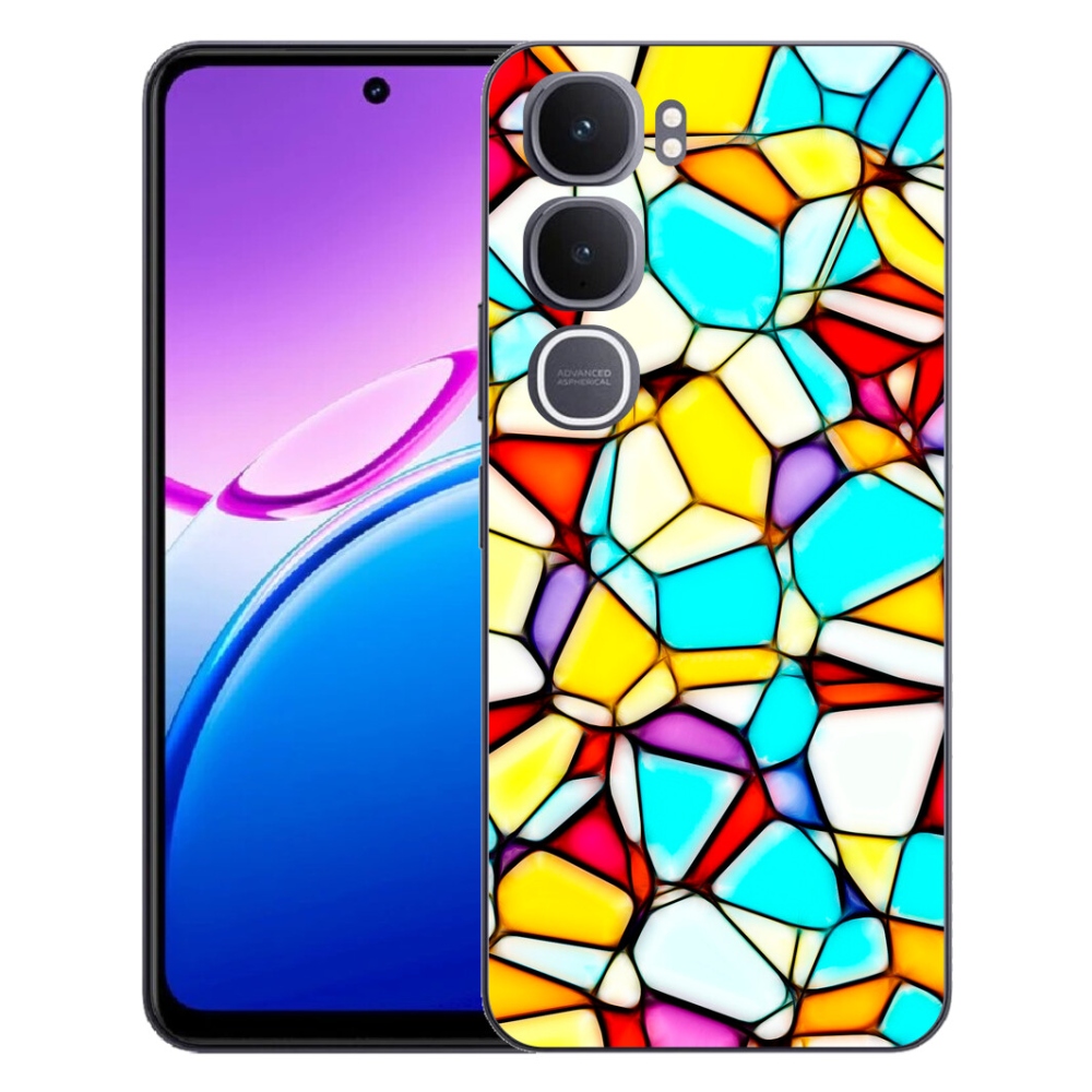Gelový kryt mmCase na Vivo Y31 5G - abstraktní motiv 40